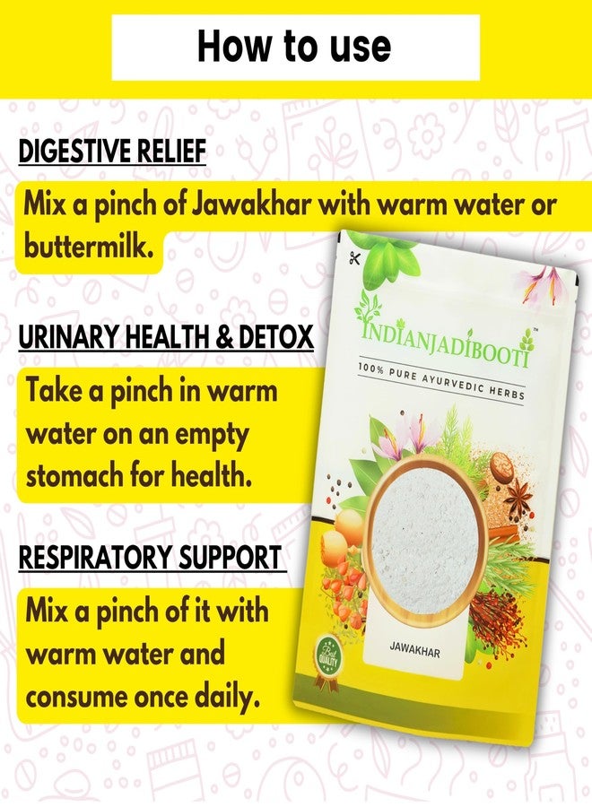 IndianJadiBooti Jawakhar Powder (Yavakshar) | 2 Pack of 100g (Total=200g) | Food Grade Pearl Ash (Potash) | Pure Potassium Carbonate | Traditional Alkaline Agent for Culinary & Ayurvedic Wellness - Image 5